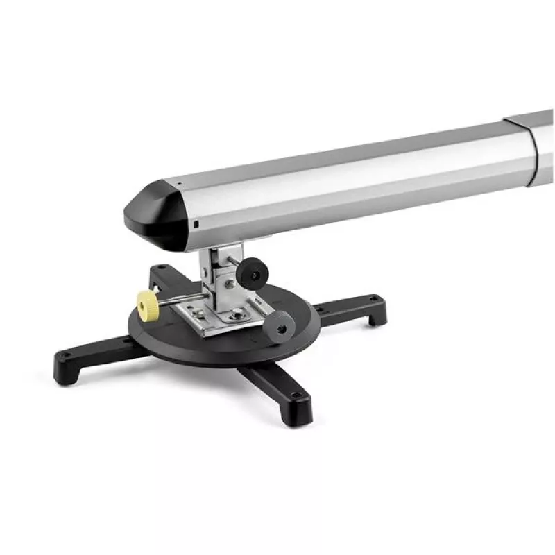 StarTech.com Universal Projektoriaus Laikiklis prie Sienos – Trumpo ir Itin Trumpo Fokusavimo Projektoriams iki 15 kg – Pakreipimas/Pasukimas/Sukimas – Reguliuojamas Atstumas nuo Sienos 420–705 mm – TAA