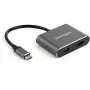 StarTech.com USB-C multiportinis vaizdo adapteris - 4K 60Hz USB-C į HDMI 2.0 arba Mini DisplayPort 1.2 monitoriaus adapteris - USB Type-C 2-in-1 ekrano keitiklis HDMI/MDP HBR2 HDR - TB3 suderinamas