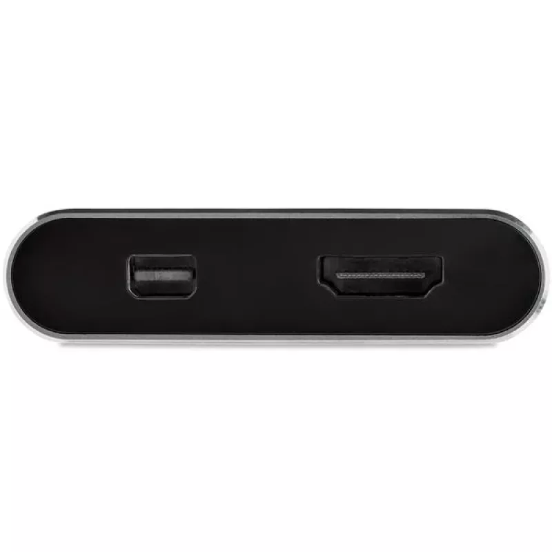 StarTech.com USB-C multiportinis vaizdo adapteris - 4K 60Hz USB-C į HDMI 2.0 arba Mini DisplayPort 1.2 monitoriaus adapteris - USB Type-C 2-in-1 ekrano keitiklis HDMI/MDP HBR2 HDR - TB3 suderinamas