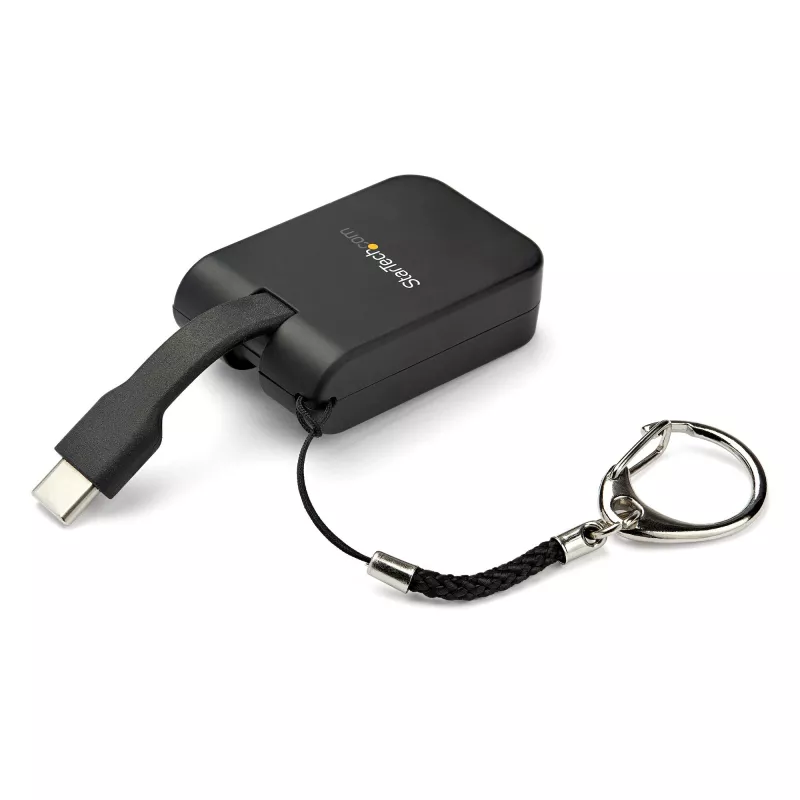 StarTech.com USB-C į HDMI adapteris – 4K 30Hz, USB Type-C vaizdo keitiklis su raktų pakabos žiedu, suderinamas su Thunderbolt 3