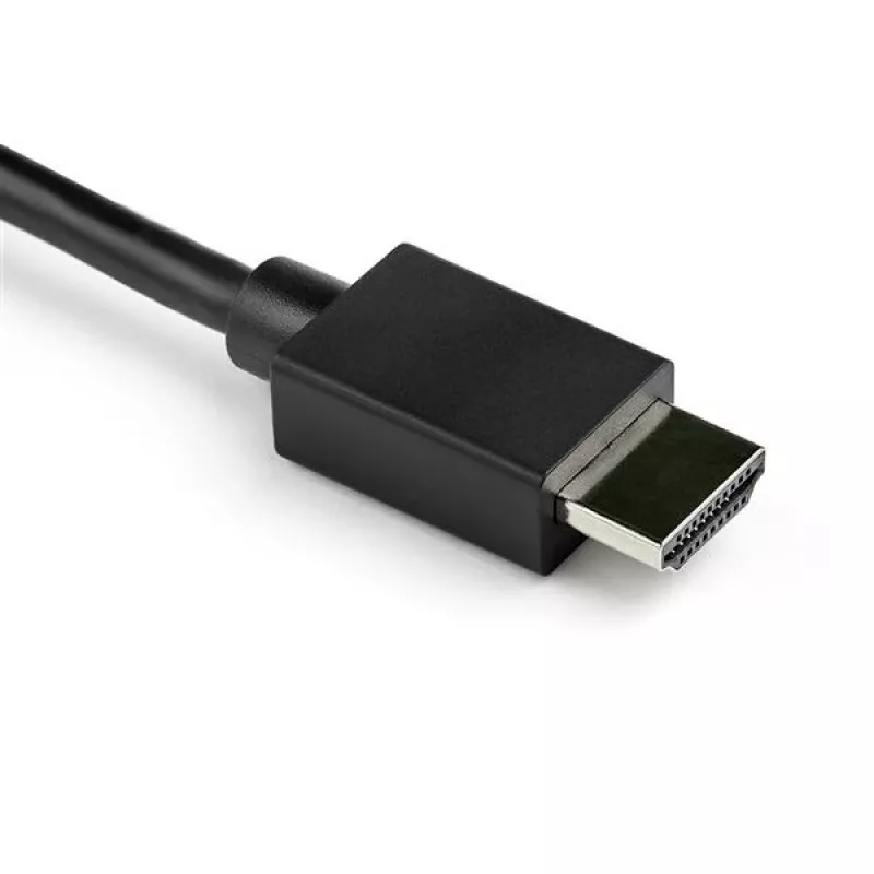 StarTech.com 2m VGA į HDMI keitiklio laidas su USB garso palaikymu ir maitinimu – analoginis-skaitmeninis vaizdo adapterio laidas, skirtas VGA kompiuteriui prijungti prie HDMI ekrano – 1080p vyriškas-į-vyrišką monitoriaus laidas