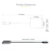 StarTech.com DP į Dual HDMI MST HUB - Dvigubas HDMI 4K 60Hz - DisplayPort kelių monitorių adapteris su 30 cm kabeliu - DP 1.4 kelių srautų transporto šakotuvas, DSC | HBR3 - DP į HDMI skirstytuvas