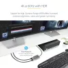 StarTech.com DP į Dual HDMI MST HUB - Dvigubas HDMI 4K 60Hz - DisplayPort kelių monitorių adapteris su 30 cm kabeliu - DP 1.4 kelių srautų transporto šakotuvas, DSC | HBR3 - DP į HDMI skirstytuvas