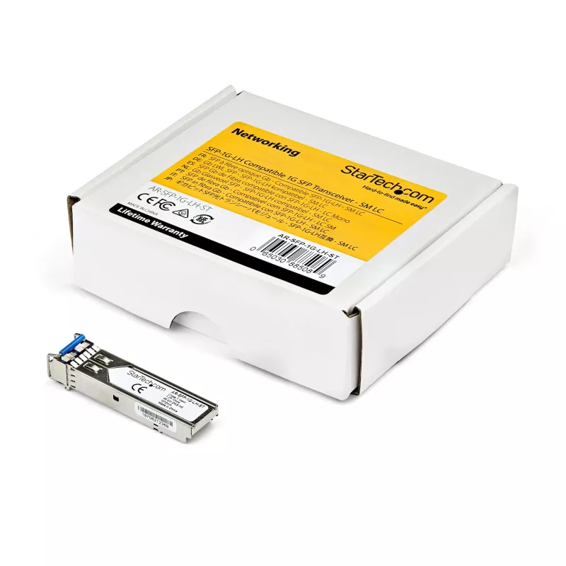 StarTech.com Extreme Networks 10052 suderinamas SFP modulis – 1000BASE-LX – 1GbE vienmodis šviesolaidinis siųstuvas-imtuvas – 1GE Gigabit Ethernet SFP – LC 10 km – 1310 nm – DDM