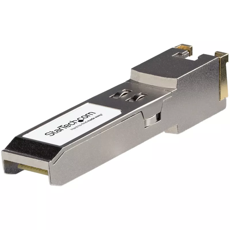 StarTech.com HPE JL563A suderinamas SFP+ modulis – 10GBASE-T – SFP į RJ45 Cat6/Cat5e – 10GE gigabitinis Ethernet SFP+ – RJ-45 30 m – HPE 8320, 8325-48Y8
