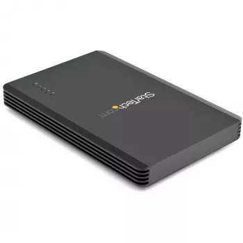StarTech.com 4 Bay Thunderbolt 3 NVMe korpusas, skirtas M.2 NVMe SSD diskams, 1x DisplayPort vaizdo išvestis / 2x TB3 išplėtimo prievadai, 40Gbps, 72W maitinimo blokas, išorinis kietojo disko korpusas