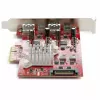 StarTech.com 4 prievadų USB PCIe kortelė - 10Gbps USB PCI Express plėtinio kortelė su 2 valdikliais - 2x USB-C ir 2x USB-A prievadai (USB 3.2/3.1 Gen 2) - USB/USB-C PCI-e kortelė - pilnas profilis