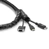 StarTech.com 2,5 m kabelių tvarkymo spiralinė mova - 25 mm skersmens