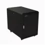 StarTech.com 4-Post 15U Server Rack Cabinet, užrakinama 19 colių duomenų spinta kompiuteriams, AV / IT įrangai, biuro / namų tinklo stovas su ratukais ir reguliuojamais montavimo bėgeliais