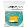 StarTech.com 100ft kabliuko ir kilpos juosta – pjaustomi daugkartiniai kabelių raiščiai, pramoninė vielų fiksavimo juosta / reguliuojami audiniai apvyniojimai, žalia / savaime susitraukiantys kabelių tvarkymo dirželiai