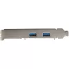 „StarTech.com“ 2 prievadų USB PCIe kortelė su 10 Gbps/prievadui – USB 3.2 Gen 2 Type-A PCI Express 3.0 x2 valdiklio plėtimosi kortelė – pilnas/žemas profilis – „Windows“ ir „Linux“