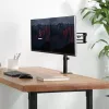 StarTech.com Dviejų monitorių laikiklis ant stalo – dviguba rankena, VESA, iki 32 colių ekranams, ergonomiškas, reguliuojamas aukštis/pakreipimas/pasukimas/rotacija