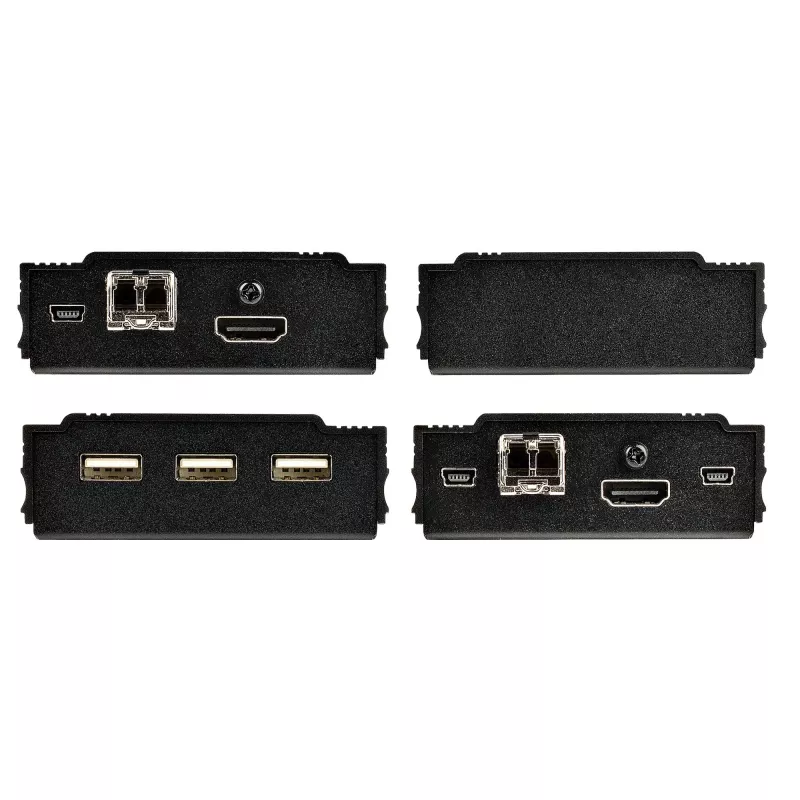 StarTech.com 4K HDMI KVM ilgintuvas per šviesolaidį - HDMI vaizdo ir USB nuotolinio KVM jungiklio/konsolės ilgintuvas - iki 984 pėdų/300 m (daugiamodis) - 2x 10G MMF SFP+ moduliai - KVM išplėtimo rinkinys (TX/RX)