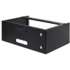 StarTech.com 4U sieninis tinklo stovas – 14 colių gylio (žemo profilio) – 19 colių pataisų skydelio laikiklis sekliems serveriams ir IT įrangai, tinklo jungikliams – 20 kg talpa, juodas