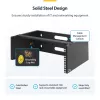 StarTech.com 4U sieninis tinklo stovas – 14 colių gylio (žemo profilio) – 19 colių pataisų skydelio laikiklis sekliems serveriams ir IT įrangai, tinklo jungikliams – 20 kg talpa, juodas