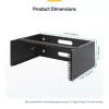 StarTech.com 4U sieninis tinklo stovas – 14 colių gylio (žemo profilio) – 19 colių pataisų skydelio laikiklis sekliems serveriams ir IT įrangai, tinklo jungikliams – 20 kg talpa, juodas