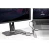 StarTech.com Dvigubo monitoriaus Thunderbolt mini dokas, 4K 60Hz HDMI, belaidis centras, skirtas Windows ir Mac, Gigabit Ethernet, 1 x USB 5Gbps ir 1x USB 2.0, 28 cm laidas