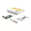 „StarTech.com“ 4 prievadų PCI Express RS232 serijinė adapterio kortelė – PCIe RS232 serijinė pagrindinio kompiuterio valdiklio kortelė – PCIe į serijinį DB9 – 16950 UART – plėtimosi kortelė – „Windows“ / „Linux“