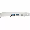 „StarTech.com“ 5 prievadų USB PCIe kortelė – 10 Gbps USB 3.1 Gen 2 PCIe kortelė su 1x USB-C ir 2x USB-A bei 1x 2 prievadų IDC (vidinė 5 Gbps USB antraštės plėtinys) – USB C PCI Express valdiklio kortelė