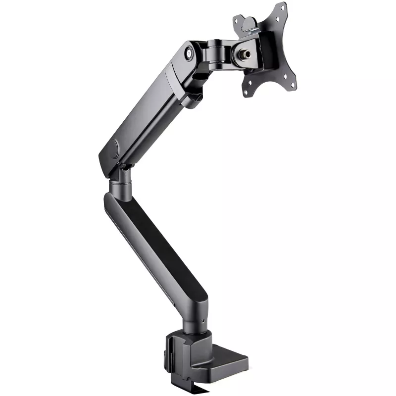 StarTech.com Vieno monitoriaus laikiklis ant stalo su 2x USB 3.0 prievadais, pilnas judesys, iki 34 colių (8 kg), VESA, spaustuvinis/įleidžiamas tvirtinimas, mechaninė spyruoklė