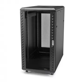 StarTech.com 32U serverio stovas su reguliuojamais bėgiais, užrakinamas 19 inch spintelė IT ir AV įrangai
