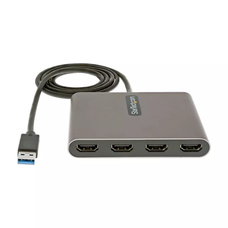 StarTech.com USB 3.0 į 4x HDMI adapteris, USB į 4 monitorius, skirta Windows (neveikia su macOS/ChromeOS/Linux) - TAA