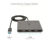 StarTech.com USB 3.0 į 4x HDMI adapteris, USB į 4 monitorius, skirta Windows (neveikia su macOS/ChromeOS/Linux) - TAA