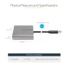 StarTech.com USB 3.0 į 4x HDMI adapteris, USB į 4 monitorius, skirta Windows (neveikia su macOS/ChromeOS/Linux) - TAA