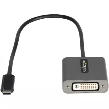 StarTech.com USB-C į DVI adapteris – 1920x1200p USB-C į DVI-D adapteris – USB Type C į DVI monitorių – vaizdo keitiklis – suderinamas su Thunderbolt 3 – 12 colių ilgio kabelis – atnaujinta CDP2DVI versija