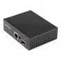 StarTech.com PoE+ pramoninis šviesolaidžio į Ethernet keitiklis 60W – SFP į RJ45 – vienmodis/daugiamodis šviesolaidis į varinį Gigabit Ethernet – kompaktiškas dydis – IP30 / -40 iki +75°C
