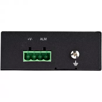 StarTech.com PoE+ pramoninis šviesolaidžio į Ethernet keitiklis 60W – SFP į RJ45 – vienmodis/daugiamodis šviesolaidis į varinį Gigabit Ethernet – kompaktiškas dydis – IP30 / -40 iki +75°C
