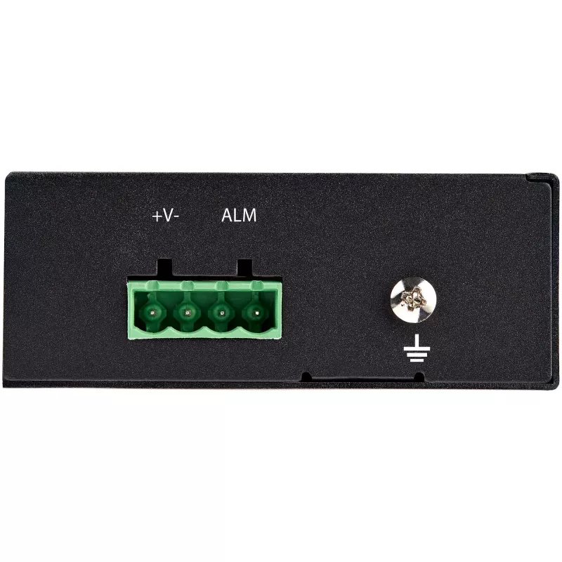 StarTech.com PoE+ pramoninis šviesolaidžio į Ethernet keitiklis 60W – SFP į RJ45 – vienmodis/daugiamodis šviesolaidis į varinį Gigabit Ethernet – kompaktiškas dydis – IP30 / -40 iki +75°C