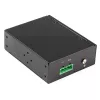 StarTech.com PoE+ pramoninis šviesolaidžio į Ethernet keitiklis 60W – SFP į RJ45 – vienmodis/daugiamodis šviesolaidis į varinį Gigabit Ethernet – kompaktiškas dydis – IP30 / -40 iki +75°C