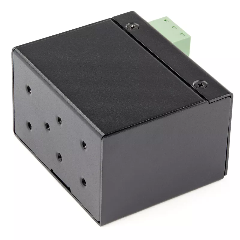 StarTech.com pramoninis medijos keitiklis iš šviesolaidžio į Ethernet - 100Mbps SFP į RJ45/Cat6 - vienmodis/daugiamodis optinis pluoštas į varinį tinklą - 12-56V DC - IP-30 / -40 iki +75C