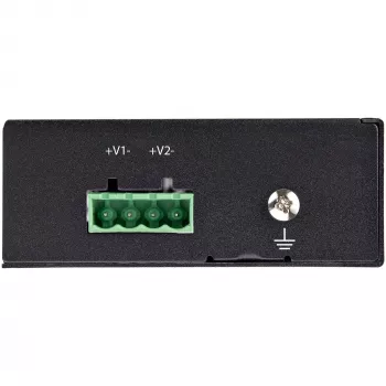 StarTech.com Pramoninis Gigabit PoE Skirstytuvas – 90W Didelės Galios Maitinimas per Ethernet PoE+++ – 12-48V DC Skirstytuvas 802.3bt – LAN/RJ45 Ultra PoE į DC Adapteris – -40°C iki +75°C