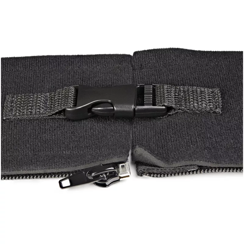 StarTech.com 40 colių (1 m) neopreninis kabelių valdymo rankovė su užtrauktuku ir sagtimi – 1,2 colio (3 cm) skersmuo – kompiuterio/maitinimo/tinklo/AV laidų gaubtas/tvarkyklė – lanksti kabelių organizavimo juosta – juoda