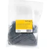 StarTech.com 10 cm kabelių raišteliai - 2 mm pločio, 22 mm ryšulio skersmuo, 8 kg tempimo stipris, nailoniniai savaime užsifiksuojantys raišteliai su lenktu galu - 94V-2/UL sertifikuoti, 1000 vnt. pakuotė - juodi