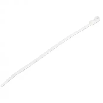 StarTech.com 8 colių (20 cm) kabelių raiščiai su tvirtinimo anga – 1/8 colio (4 mm) pločio, 2 colių (52 mm) ryšulio skersmuo, 50 svarų (22 kg) tempimo stipris, nailoniniai 66 savaime užsifiksuojantys raiščiai su varžto anga, UL sertifikuoti, 100 vnt. paku