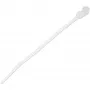StarTech.com 4 colių (10 cm) kabelių raiščiai su tvirtinimo anga - 1/16 colio (2 mm) pločio, 7/8 colio (24 mm) ryšulio skersmuo, 18 svarų (8 kg) tempimo stiprumas, Nylon 66, savaime fiksuojantys, su varžto anga, UL sertifikuoti, 100 vnt.