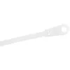 StarTech.com 4 colių (10 cm) kabelių raiščiai su tvirtinimo anga - 1/16 colio (2 mm) pločio, 7/8 colio (24 mm) ryšulio skersmuo, 18 svarų (8 kg) tempimo stiprumas, Nylon 66, savaime fiksuojantys, su varžto anga, UL sertifikuoti, 100 vnt.