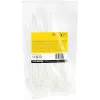 StarTech.com 6 colių (15 cm) kabelių raiščiai su tvirtinimo anga – 1/8 colio (3 mm) pločio, 1-1/2 colio (40 mm) ryšulio skersmuo, 40 svarų (18 kg) tempimo stiprumas, nailonas 66, savaime užsifiksuojantys raiščiai su varžto anga, UL sertifikuota, 100 vnt. 
