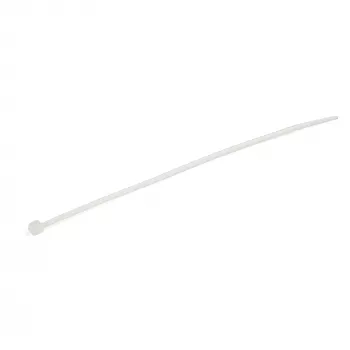 StarTech.com 100 vnt. 6 colių (15 cm) kabelių raiščiai - 3,6 mm pločio, 39 mm ryšulio skersmuo, 18 kg tempimo stipris, nailoniniai užtraukiami raiščiai su lenktu galu, UL sertifikuoti, balti - TAA