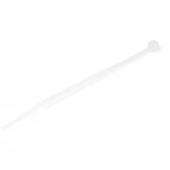StarTech.com 4 colių (10 cm) kabelių raiščiai - 1/16 colio (2 mm) pločio, 7/8 colio (22 mm) ryšulio skersmuo, 18 svarų (8 kg) tempimo stiprumas, nailoniniai savaime užsifiksuojantys raiščiai su lenktu galu - 94V-2/UL sertifikuoti, 100 vnt. pakuotė - balti