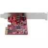 StarTech.com 1 prievado USB 3.2 Gen 2x2 PCIe kortelė, USB-C 20Gbps SuperSpeed PCI Express 3.0 x4 valdiklio kortelė, USB Type-C adapterio kortelė, tik duomenims, Windows/macOS/Linux, TAA