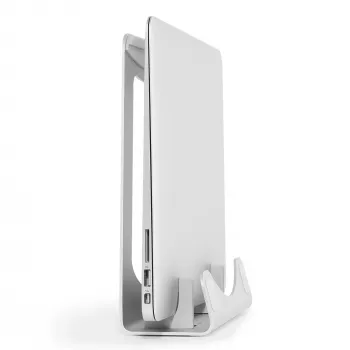 StarTech.com Laptop Stovas – 2-in-1 sulankstomas arba vertikalus stovas nešiojamam kompiuteriui – idealus Ultrabooks ir MacBook Pro/Air – ergonomiškas kampinis laikiklis biuro stalui – sidabrinis, aliuminis