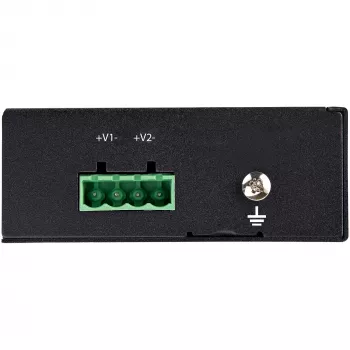 StarTech.com pramoninis Gigabit Ethernet PoE įpurškiklis - 30W 802.3at PoE+ Midspan 48V-56VDC DIN bėgelis Maitinimas per Ethernet adapteris - -40°C iki +75°C Kameroms/Jutikliams/WiFi prieigos taškams
