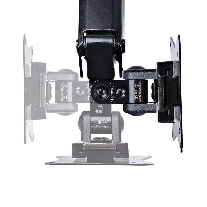 StarTech.com stalinis monitoriaus laikiklis vienam VESA ekranui iki 32 colių arba 49 colių itin plačiam 8kg/17,6lb – pilnas judesys, reguliuojamas aukštis – C spaustuvas, grommet – vieno monitoriaus laikiklis