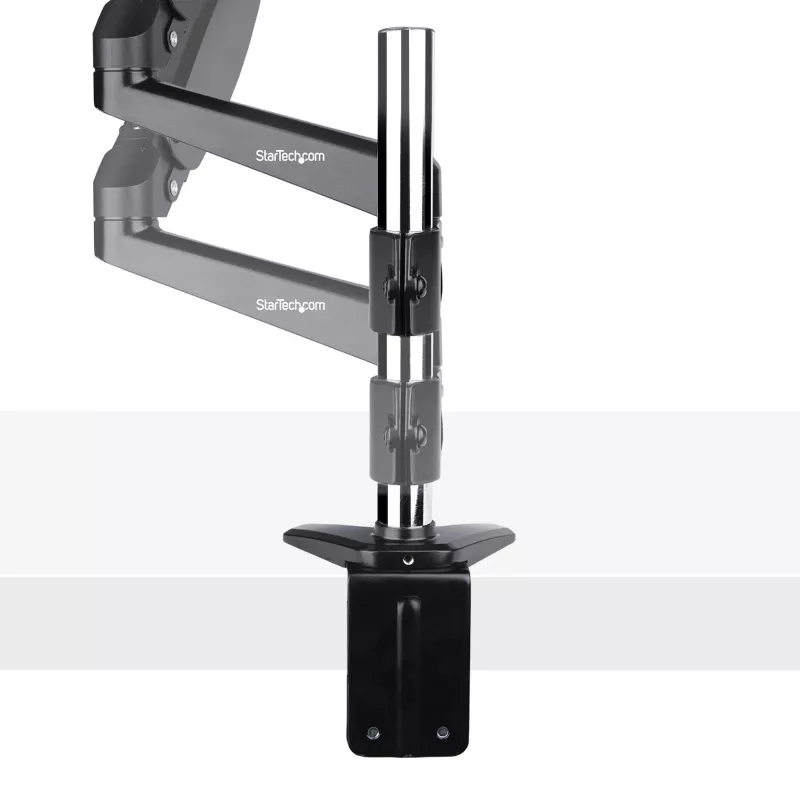 StarTech.com stalinis monitoriaus laikiklis vienam VESA ekranui iki 32 colių arba 49 colių itin plačiam 8kg/17,6lb – pilnas judesys, reguliuojamas aukštis – C spaustuvas, grommet – vieno monitoriaus laikiklis