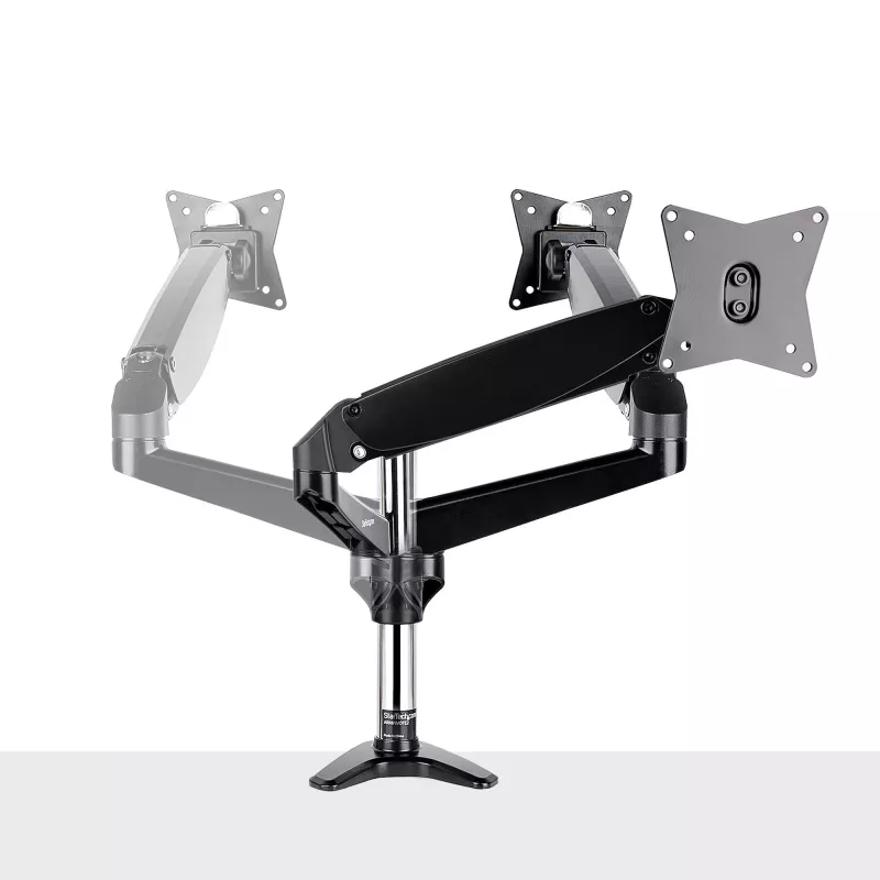 StarTech.com stalinis monitoriaus laikiklis vienam VESA ekranui iki 32 colių arba 49 colių itin plačiam 8kg/17,6lb – pilnas judesys, reguliuojamas aukštis – C spaustuvas, grommet – vieno monitoriaus laikiklis