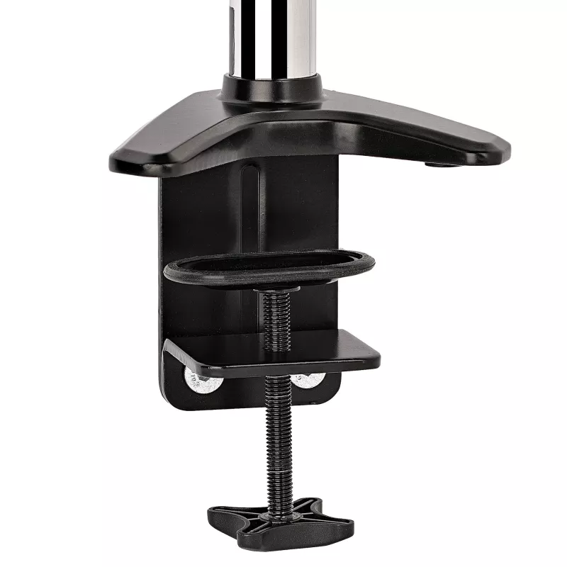 StarTech.com stalinis monitoriaus laikiklis vienam VESA ekranui iki 32 colių arba 49 colių itin plačiam 8kg/17,6lb – pilnas judesys, reguliuojamas aukštis – C spaustuvas, grommet – vieno monitoriaus laikiklis